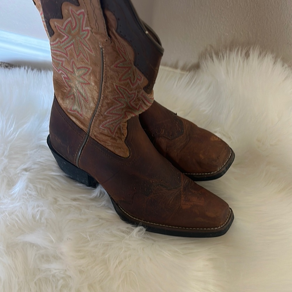 Tony Lama Brown Leather Women's Boots